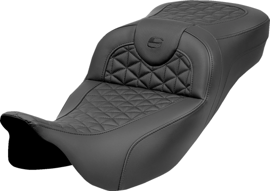 Saddlemen Roadsofa Tri Gripper Extended Seat for 2008-2025 Harley Touring FLHX