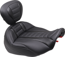Mustang Deluxe Touring Solo Seat & Backrest for 2023-26 Harley Road Street Glide