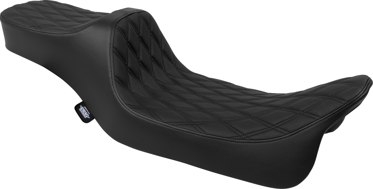 Drag Specialties Predator III Diamond Extended Seat for 2008-2025 Harley Touring