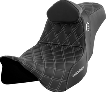 Saddlemen SDC Pro Series Silver Lattice Seat & Backrest 2008-2025 Harley Touring