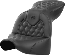 Saddlemen Roadsofa Black Lattice Stitch Seat for 2018-20 Harley Softail Breakout