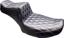 Le Pera Tailwhip Daddy Long Leg Purple Diamond Seat for 2023-2026 Harley Touring