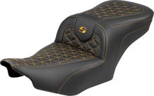 Saddlemen Roadsofa Gold Tri Gripper Seat for 2023-2026 Harley Road Street Glide