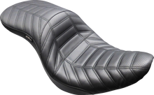Le Pera Maverick Track Pleated Seat fits 2018-2026 Harley Softail Low Rider