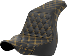 Saddlemen Step Up Gold Full Lattice Seat fits 18-26 Harley Low Rider Sport Glide