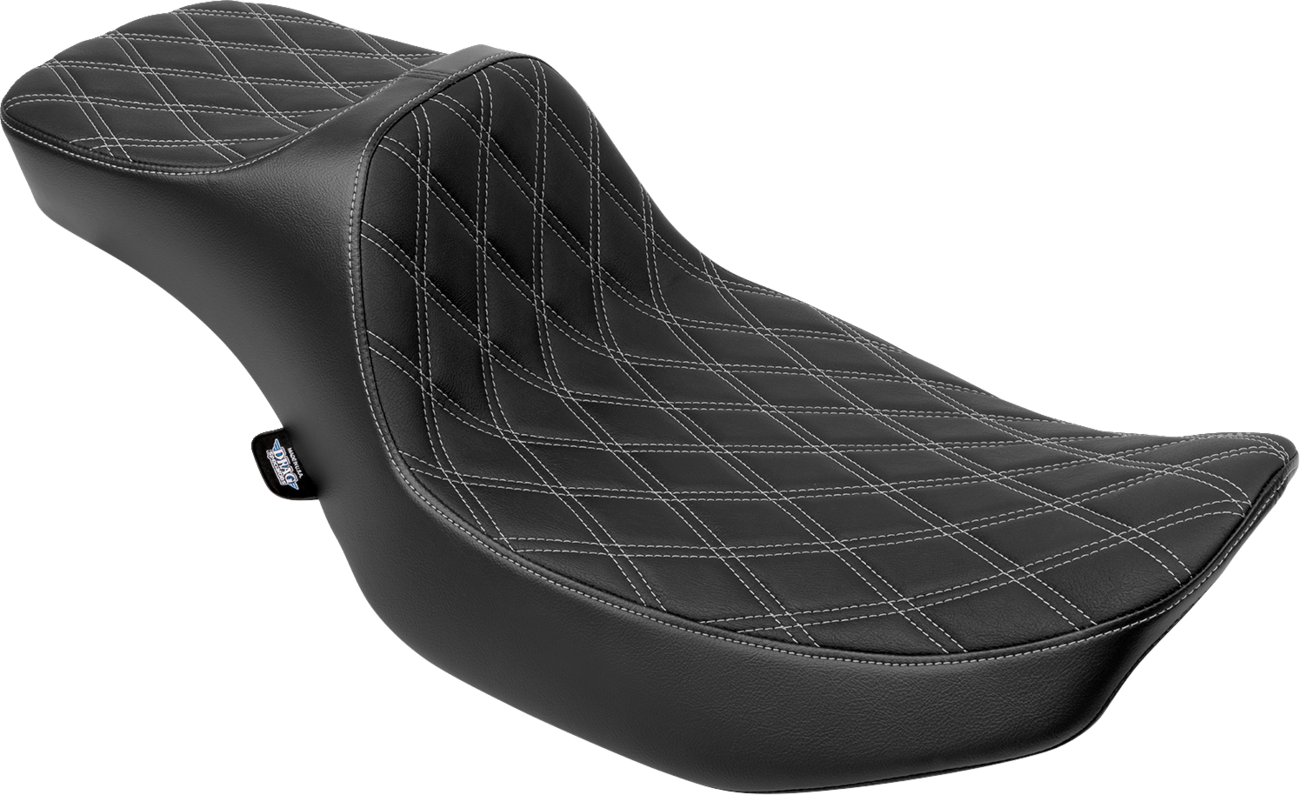 Drag Specialties Predator Silver Diamond Extended Seat 2023-2025 Harley Touring