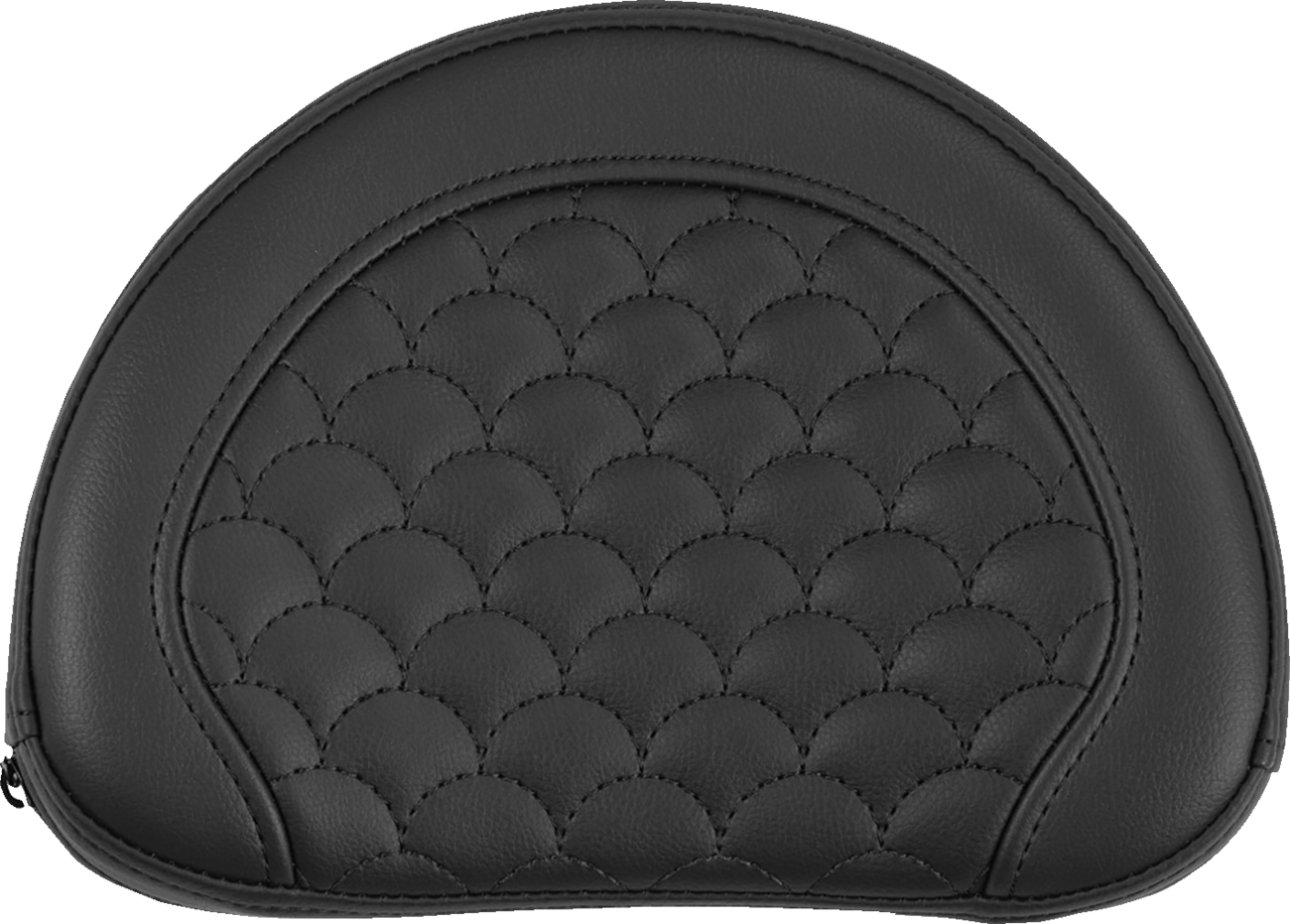 Saddlemen Contour Black Dragon Scale Stitch Sissy Bar Backrest Pad for Harley