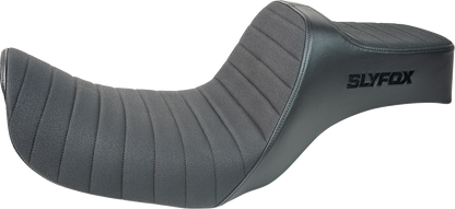 Slyfox Highnoon Classic Stitch Seat for 2012-16 Harley Low Rider Street Bob Dyna