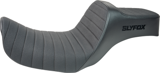 Slyfox Highnoon Classic Stitch Seat for 2012-16 Harley Low Rider Street Bob Dyna