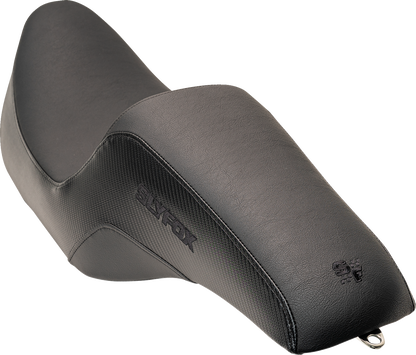 Slyfox Smooth Carbon Fiber Seat fits 1997-2007 Harley Touring Road Electra Glide