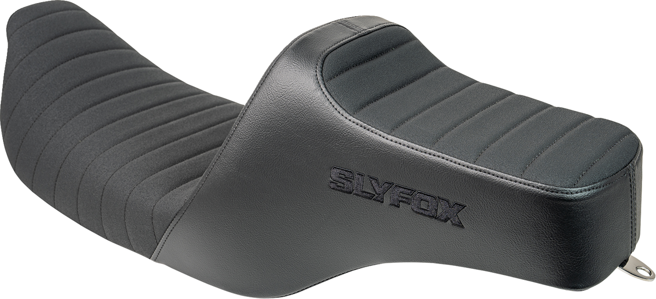 Slyfox Highnoon Classic Stitch Seat fits 1997-2007 Harley Road King FLHX FLHR