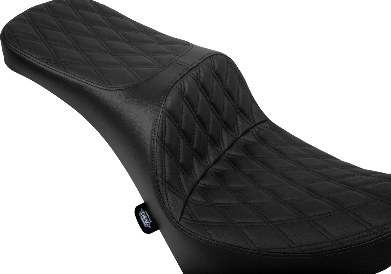 Drag Specialties Freedom Diamond Stitch Seat fits 2018-2025 Harley Softail M8