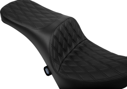 Drag Specialties Freedom Diamond Stitch Seat fits 2018-2025 Harley Softail M8