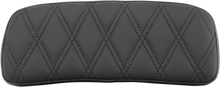 Drag Specialties Black Diamond Stitched Vinyl Chopped Tour Pack Pad for Harley