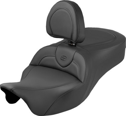 Saddlemen Roadsofa King Smooth Gel Seat & Backrest for 2008-2025 Harley Touring