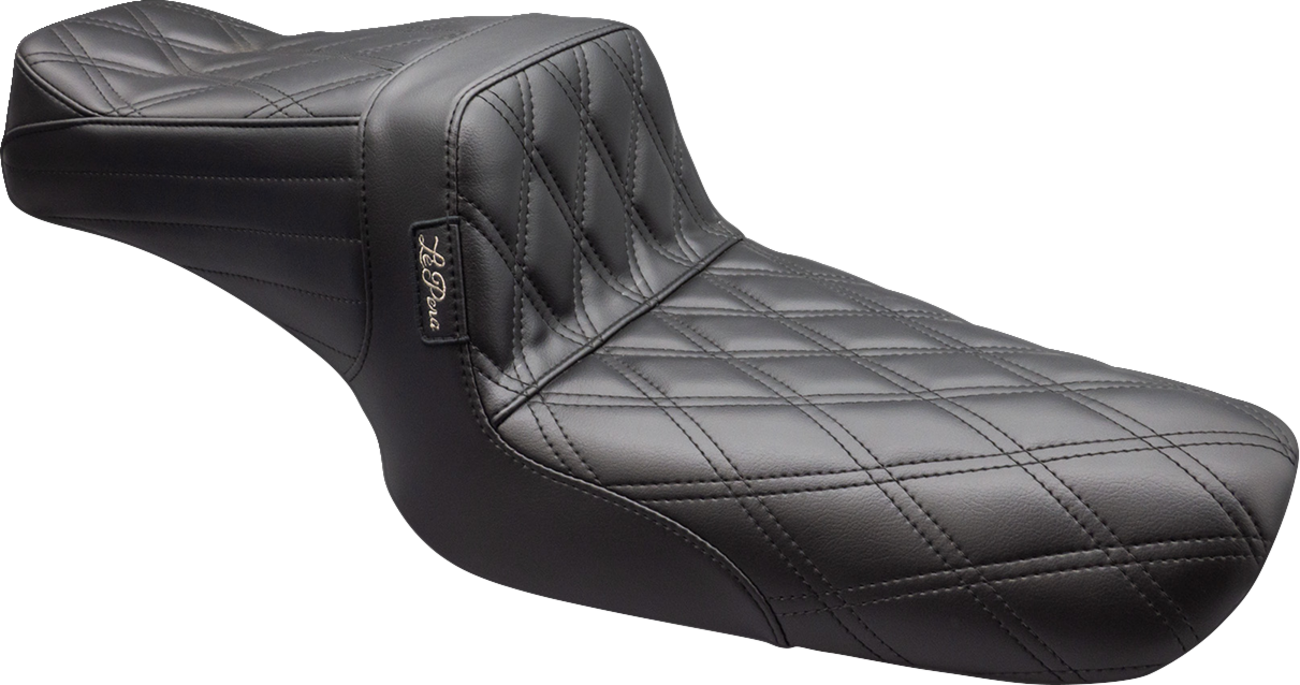Le Pera Tailwhip Double Diamond Stitch Seat for 1982-2003 Harley Sportster