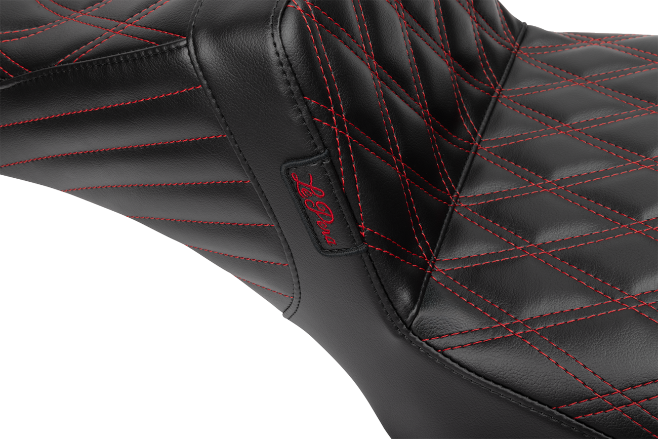 Le Pera Tailwhip Daddy Long Legs Red Diamond Seat fits 2023-2025 Harley Touring