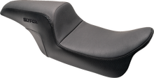 Slyfox Smooth Carbon Fiber Seat fits 1997-2007 Harley Touring Road Electra Glide