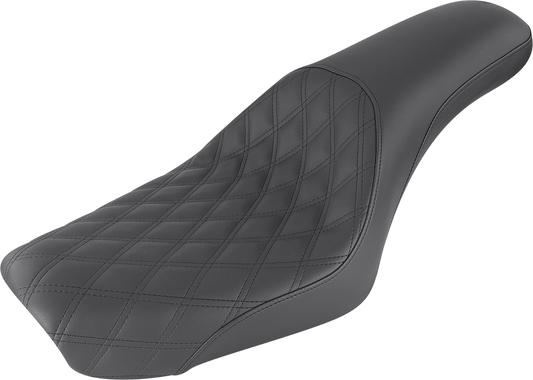 Saddlemen Profiler Lattice Stitch 2-Up Gel Seat for 2004-2005 Harley Wide Glide