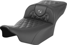Saddlemen Roadsofa Dark Gray Lattice Carbon Extended Seat 2023-26 Harley Touring