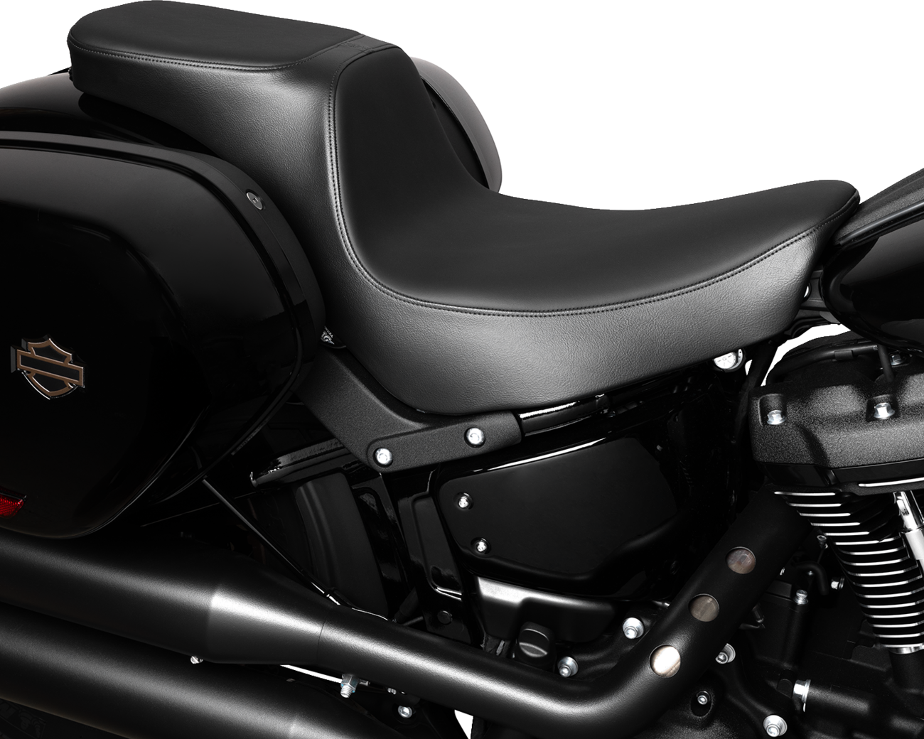 Drag Specialties Predator Solar Reflect Seat 2018-2025 Harley Softail FXLRS FLSB