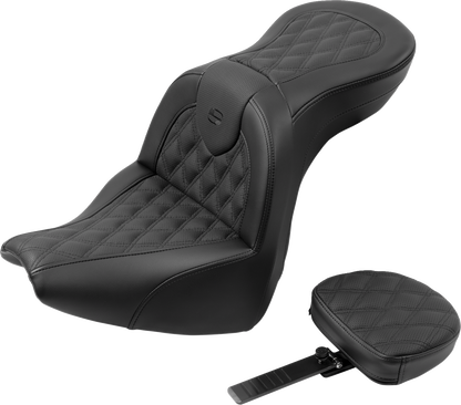 Saddlemen Roadsofa Lattice Gel Seat & Backrest for 2018-23 Harley Breakout FXBR