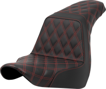 Saddlemen Step Up Red Full Lattice Seat for 2018-26 Harley Low Rider Sport Glide