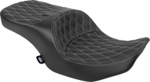 Drag Specialties Freedom Forward Silver Diamond Seat for 2023-26 Harley Touring