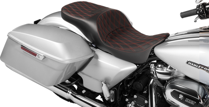 Drag Specialties Extended Reach Freedom Seat for 2009-2024 Harley Touring