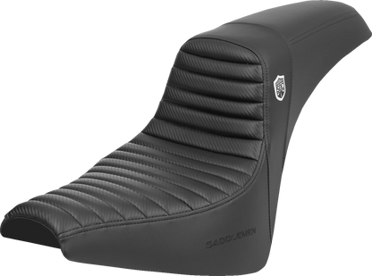 Saddlemen SDC Pro Series T&R Carbon Gel Seat fits 2018-2026 Harley Softail FXBB