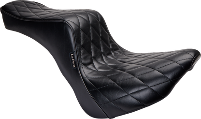 Le Pera Black Diamond Stitch Cherokee Seat 2018-2025 Harley Softail Street Bob