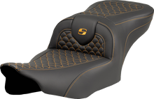 Saddlemen Roadsofa Gold Dragon Stitch Gel Seat fits 2023-2026 Harley Touring