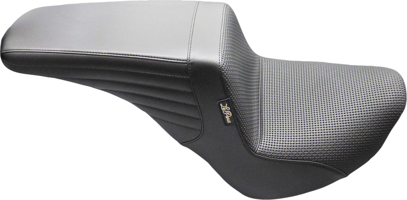 Le Pera Kickflip Upfront Basketweave Seat for 2018-2026 Harley Softail FXBB FXST