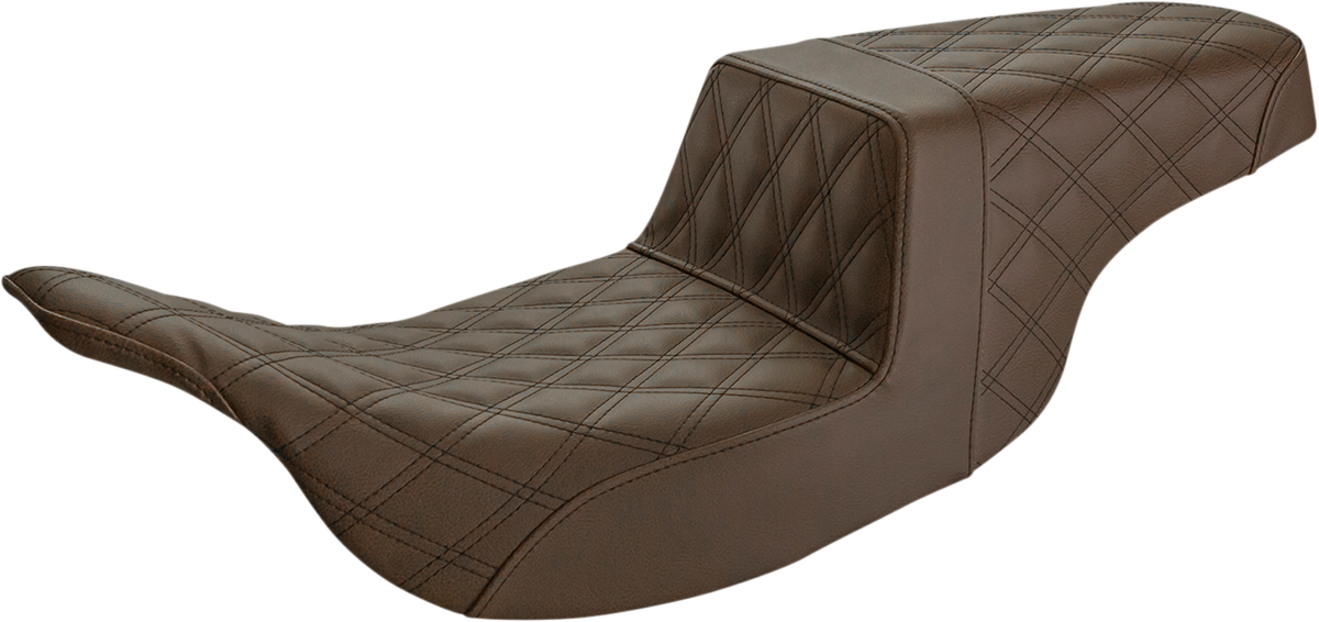 Saddlemen Step Up Brown Seat fits 1997-2007 Harley Touring Models FLHT FLHTP