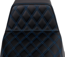 Saddlemen Step-Up Blue Lattice Stitch Gelcore Seat for 2008-2025 Harley Touring