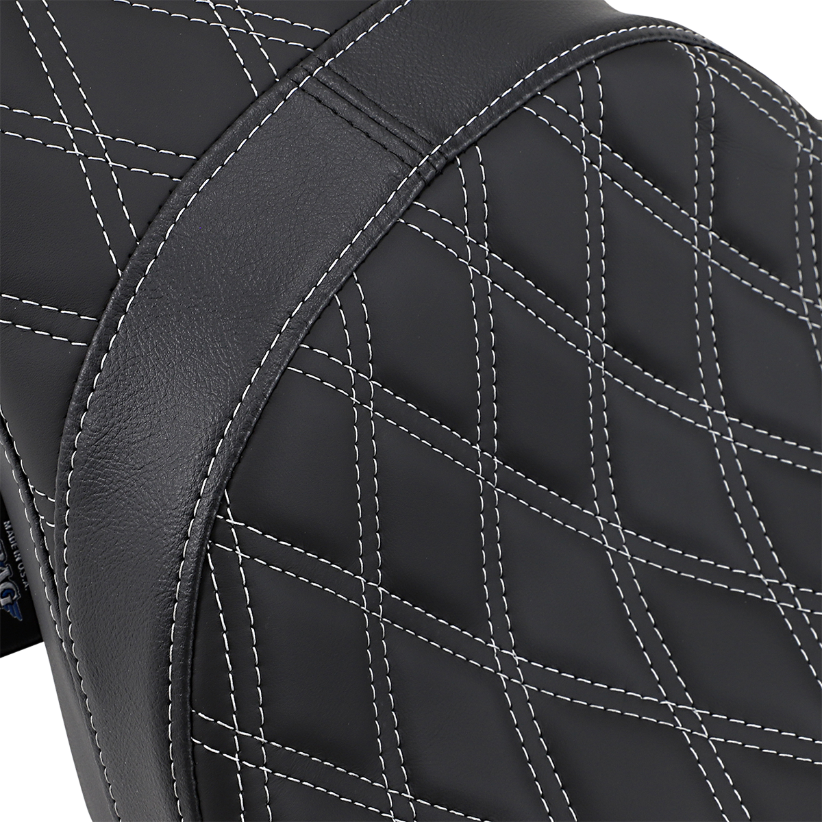 Drag Specialties Predator Silver Diamond Seat fits 2008-2024 Harley Touring FLHX