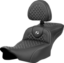 Saddlemen Extended Reach Roadsofa White Stitch Seat for 2023-2026 Harley Touring