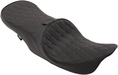 Drag Specialties Low Forward Position Diamond Seat fits 1997-2007 Harley Touring