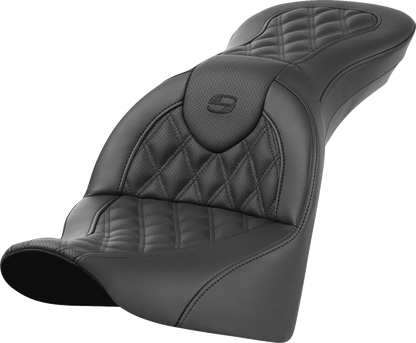 Saddlemen Roadsofa Lattice Gel Seat fits 2018-2026 Harley Softail Heritage Slim