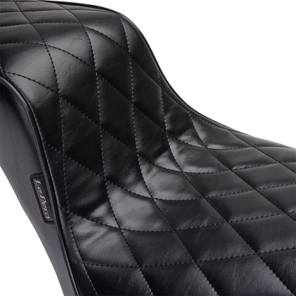 Le Pera Black Diamond Stitch Cherokee Seat 2018-2025 Harley Softail Street Bob