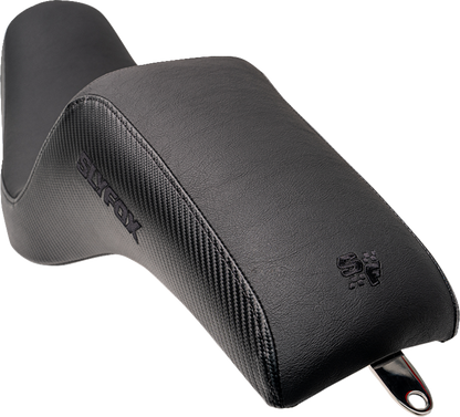 Slyfox Drifter Carbon Fiber Slipstop Lumbar Seat fits 1996-2003 Harley Dyna FXD