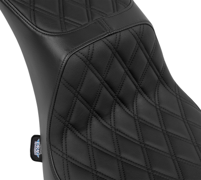 Drag Specialties Predator Diamond Seat for 2000-2017 Harley Softail FLST FXST