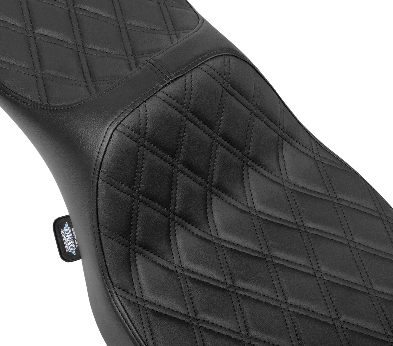 Drag Specialties Predator III Extended Diamond Seat for 2023-2025 Harley Touring
