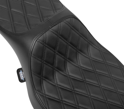 Drag Specialties Predator III Extended Diamond Seat for 2023-2025 Harley Touring
