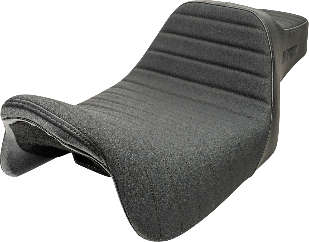 Slyfox Highnoon Black Classic Stitch 2 Up Seat fits 2008-2024 Harley Touring