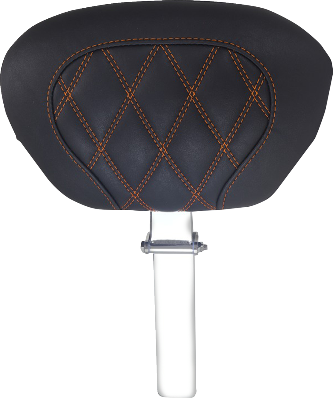 Mustang Super Tour Orange Diamond Driver Backrest fits 2008-2025 Harley Touring