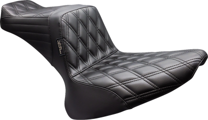 Le Pera Tailwhip Double Diamond Seat fits 2000-2017 Harley Softail FLST FXST