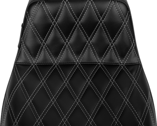 Le Pera Tailwhip Gray Diamond Stitch Seat fits 2023-2025 Harley Touring FLTR