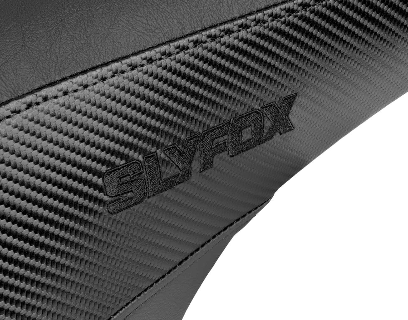 Slyfox Smooth Carbon Fiber Seat fits 2008-2024 Harley Touring FLHX FLTR FLHT