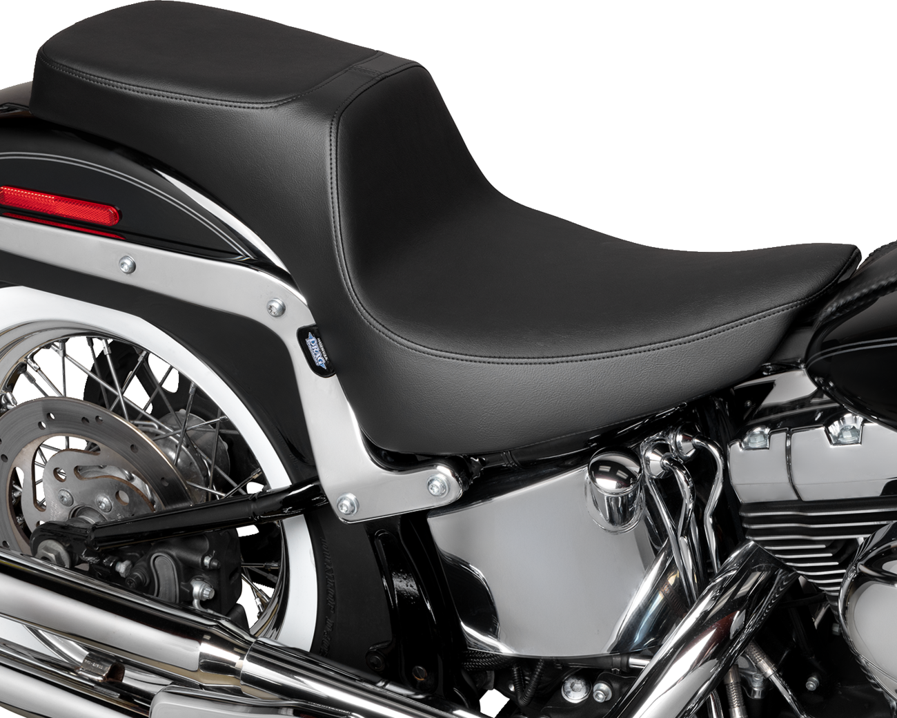 Drag Specialties Predator Smooth Seat for 2000-2017 Harley Softail FLST FXST
